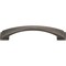 Jeffrey Alexander 128 mm Center-to-Center Brushed Pewter Arched Roman Cabinet Pull 944-128BNBDL - alternate 4